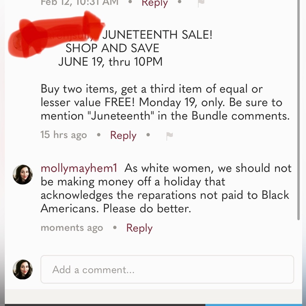 Please be respectful.